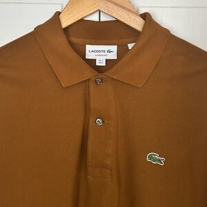 Lacoste Men’s Size 4(M) Classic Fit Long Sleeve 100% Cotten Polo